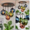 Gastor Plafones, Luminarias esféricas Azul, Verde, Color cobre, 5 luces