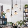 Koyoto Lámparas suspendidas, Luminarias esféricas, Lámparas colgantes Colores ámbar, Transparente, 6 luces