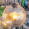 Koyoto Lámparas suspendidas, Luminarias esféricas, Lámparas colgantes Colores ámbar, Transparente, 6 luces