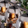 Gastor Lámparas suspendidas, Luminarias esféricas, Lámparas colgantes Cromo, Ahumado, 5 luces
