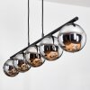 Gastor Lámparas suspendidas, Luminarias esféricas, Lámparas colgantes Cromo, Ahumado, 5 luces