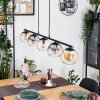 Koyoto Lámparas suspendidas, Luminarias esféricas, Lámparas colgantes Colores ámbar, Transparente, Ahumado, 5 luces