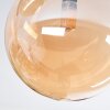 Chehalis Plafones, Luminarias esféricas Colores ámbar, 5 luces