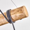 Koyoto Lámparas suspendidas, Luminarias esféricas, Lámparas colgantes Crudo, Negro, 5 luces