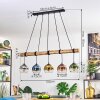 Koyoto Lámparas suspendidas, Luminarias esféricas, Lámparas colgantes Crudo, Negro, 5 luces