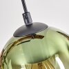 Koyoto Lámparas suspendidas, Luminarias esféricas, Lámparas colgantes Crudo, Negro, 5 luces