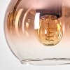 Koyoto Lámparas suspendidas, Luminarias esféricas, Lámparas colgantes Crudo, Negro, 5 luces