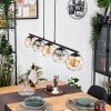Koyoto Lámparas suspendidas, Luminarias esféricas, Lámparas colgantes Colores ámbar, Transparente, Ahumado, 5 luces