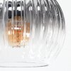 Koyoto Plafones, Luminarias esféricas Transparente, Ahumado, 8 luces