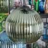 Koyoto Lámparas suspendidas, Luminarias esféricas, Lámparas colgantes Azul, Verde, Color cobre, 6 luces