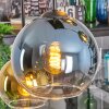 Koyoto Lámparas suspendidas, Luminarias esféricas, Lámparas colgantes Azul, dorado, Verde, Transparente, 6 luces