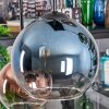 Koyoto Lámparas suspendidas, Luminarias esféricas, Lámparas colgantes Azul, Verde, Transparente, Color cobre, 6 luces