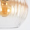 Koyoto Lámparas suspendidas, Luminarias esféricas, Lámparas colgantes Colores ámbar, Transparente, Ahumado, 6 luces
