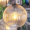 Koyoto Lámparas suspendidas, Luminarias esféricas, Lámparas colgantes Colores ámbar, Transparente, Ahumado, 6 luces