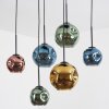 Ripoll Lámparas suspendidas, Luminarias esféricas, Lámparas colgantes Azul, dorado, Verde, Color cobre, 6 luces