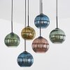 Koyoto Lámparas suspendidas, Luminarias esféricas, Lámparas colgantes Azul, dorado, Verde, Color cobre, 6 luces