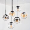 Gastor Lámparas suspendidas, Luminarias esféricas, Lámparas colgantes Colores ámbar, Transparente, Ahumado, 6 luces