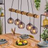 Koyoto Lámparas suspendidas, Luminarias esféricas, Lámparas colgantes Crudo, Negro, 5 luces