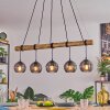 Koyoto Lámparas suspendidas, Luminarias esféricas, Lámparas colgantes Crudo, Negro, 5 luces