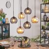 Koyoto Lámparas suspendidas, Luminarias esféricas, Lámparas colgantes Colores ámbar, Ahumado, 6 luces