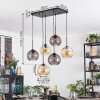 Koyoto Lámparas suspendidas, Luminarias esféricas, Lámparas colgantes Colores ámbar, Ahumado, 6 luces