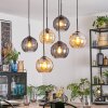 Koyoto Lámparas suspendidas, Luminarias esféricas, Lámparas colgantes Colores ámbar, Ahumado, 6 luces