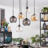 Koyoto Lámparas suspendidas, Luminarias esféricas, Lámparas colgantes Colores ámbar, Transparente, Ahumado, 6 luces