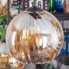 Koyoto Lámparas suspendidas, Luminarias esféricas, Lámparas colgantes Colores ámbar, 6 luces