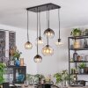 Koyoto Lámparas suspendidas, Luminarias esféricas, Lámparas colgantes Colores ámbar, Transparente, Ahumado, 6 luces
