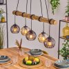 Koyoto Lámparas suspendidas, Luminarias esféricas, Lámparas colgantes Crudo, Negro, 5 luces