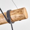 Koyoto Lámparas suspendidas, Luminarias esféricas, Lámparas colgantes Crudo, Negro, 5 luces