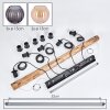 Koyoto Lámparas suspendidas, Luminarias esféricas, Lámparas colgantes Crudo, Negro, 5 luces