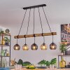 Koyoto Lámparas suspendidas, Luminarias esféricas, Lámparas colgantes Crudo, Negro, 5 luces