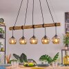 Koyoto Lámparas suspendidas, Luminarias esféricas, Lámparas colgantes Crudo, Negro, 5 luces