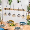 Ripoll Lámparas suspendidas, Luminarias esféricas, Lámparas colgantes Crudo, Negro, 5 luces