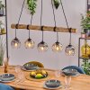 Ripoll Lámparas suspendidas, Luminarias esféricas, Lámparas colgantes Crudo, Negro, 5 luces