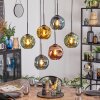 Ripoll Lámparas suspendidas, Luminarias esféricas, Lámparas colgantes Azul, dorado, Verde, Color cobre, 6 luces