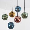Ripoll Lámparas suspendidas, Luminarias esféricas, Lámparas colgantes Azul, dorado, Verde, Color cobre, 6 luces
