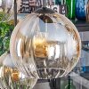 Koyoto Lámparas suspendidas, Luminarias esféricas, Lámparas colgantes Colores ámbar, Transparente, 6 luces