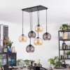 Koyoto Lámparas suspendidas, Luminarias esféricas, Lámparas colgantes Colores ámbar, Ahumado, 6 luces