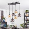 Koyoto Lámparas suspendidas, Luminarias esféricas, Lámparas colgantes Colores ámbar, Ahumado, 6 luces