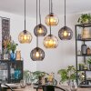 Koyoto Lámparas suspendidas, Luminarias esféricas, Lámparas colgantes Colores ámbar, Ahumado, 6 luces