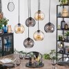 Koyoto Lámparas suspendidas, Luminarias esféricas, Lámparas colgantes Colores ámbar, Ahumado, 6 luces