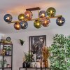 Gastor Plafones, Luminarias esféricas dorado, Negro, 10 luces