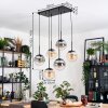 Gastor Lámparas suspendidas, Luminarias esféricas, Lámparas colgantes Negro, 6 luces