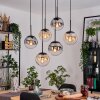 Gastor Lámparas suspendidas, Luminarias esféricas, Lámparas colgantes Negro, 6 luces