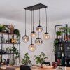 Gastor Lámparas suspendidas, Luminarias esféricas, Lámparas colgantes Negro, 6 luces