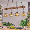 Ripoll Lámparas suspendidas, Luminarias esféricas, Lámparas colgantes Crudo, Negro, 4 luces