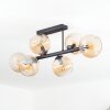 Koyoto Plafones, Luminarias esféricas Colores ámbar, 6 luces