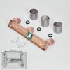 Nelar Plafones, Spot techo Bronce, Cromo, 3 luces